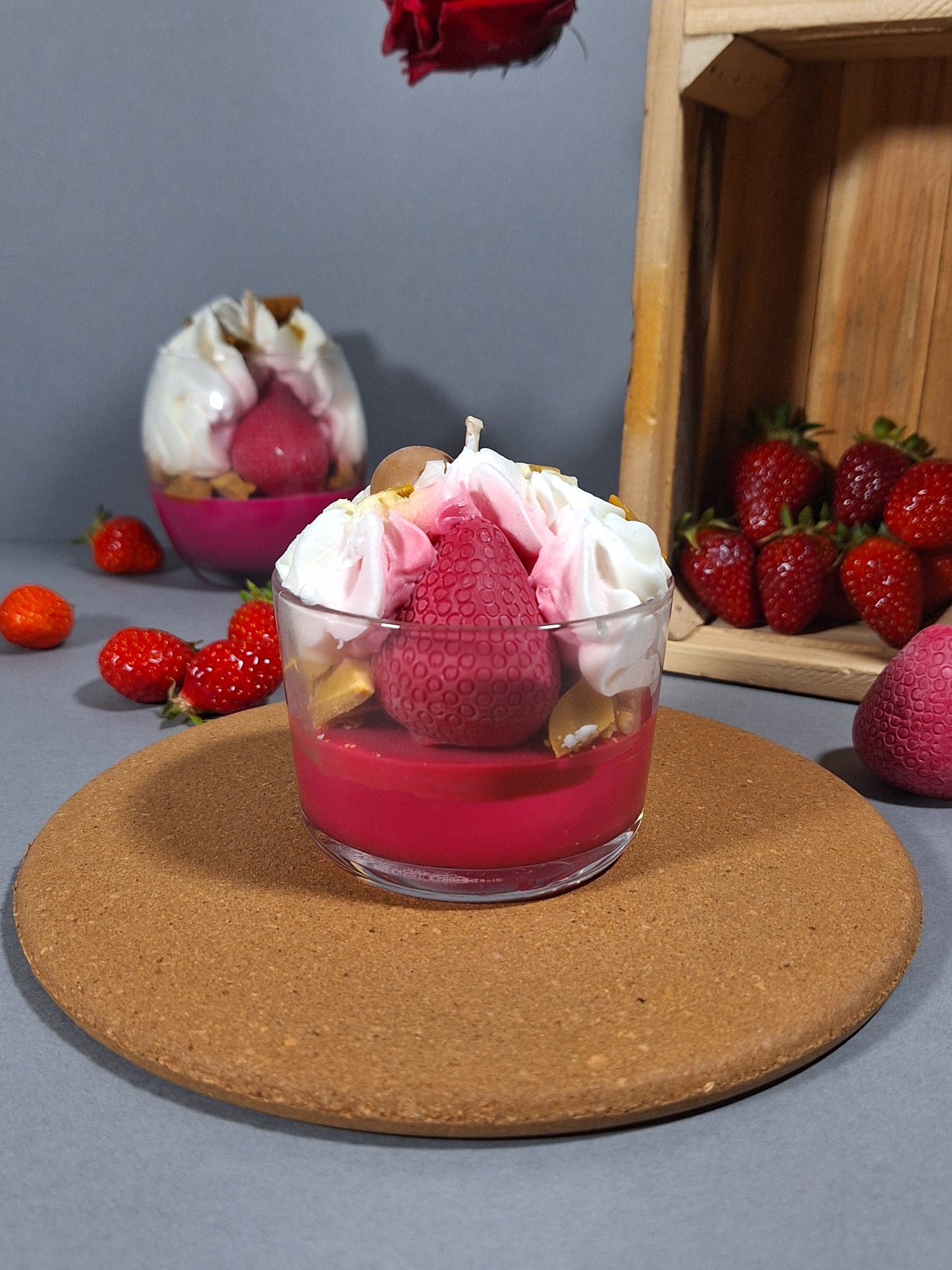 bougie gourmandise fruits rouge