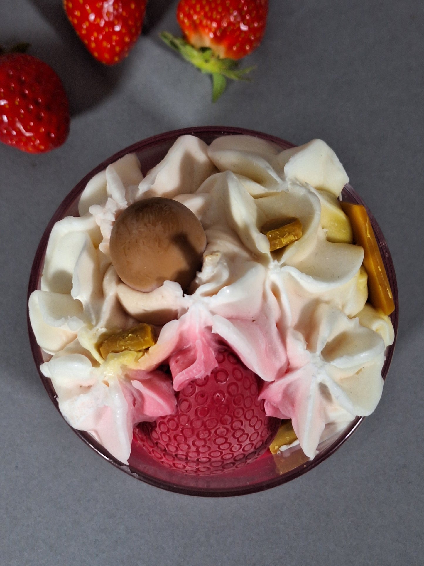 bougie gourmandise fruits rouge