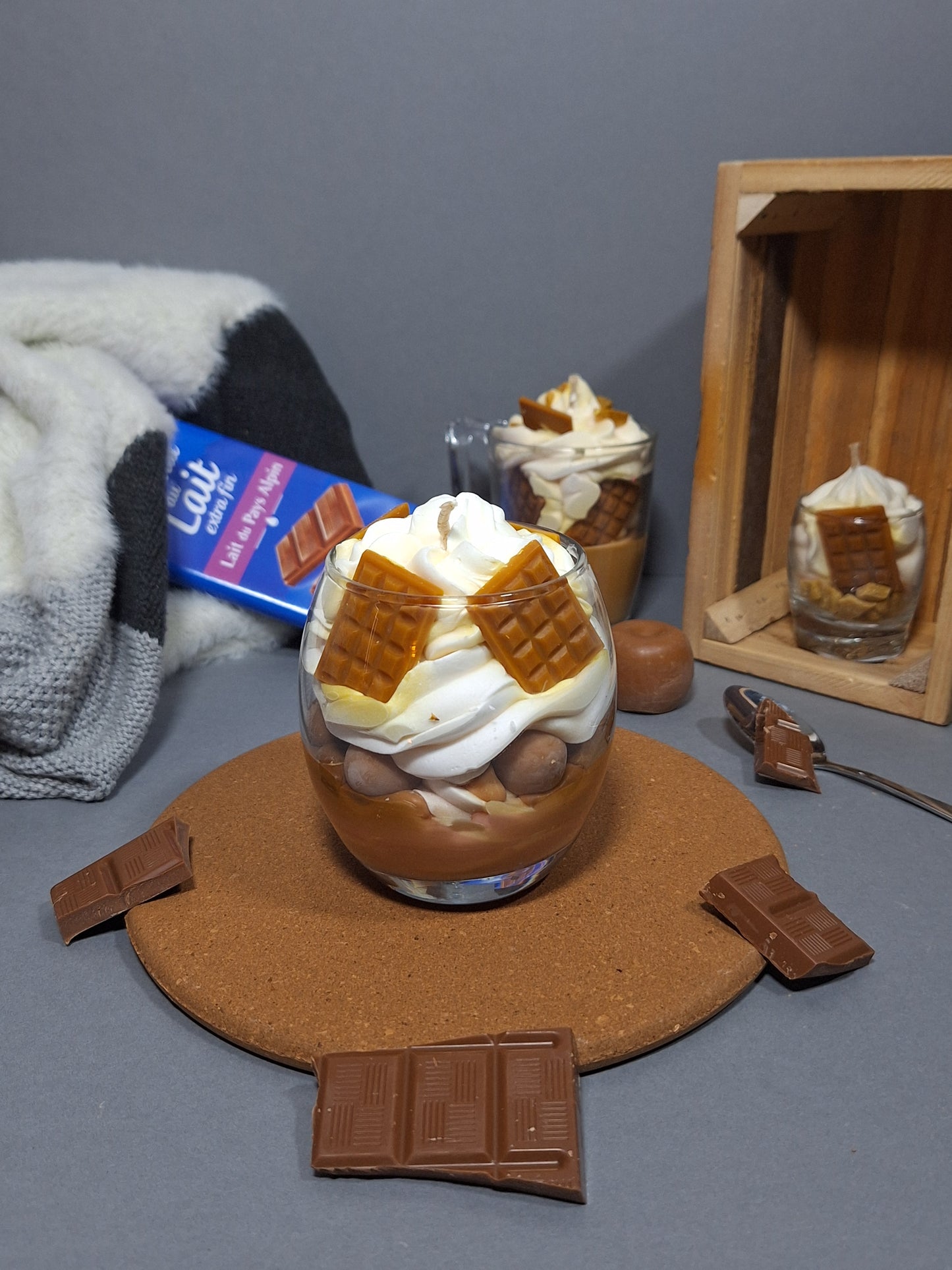 bougie gourmandise chocolatées