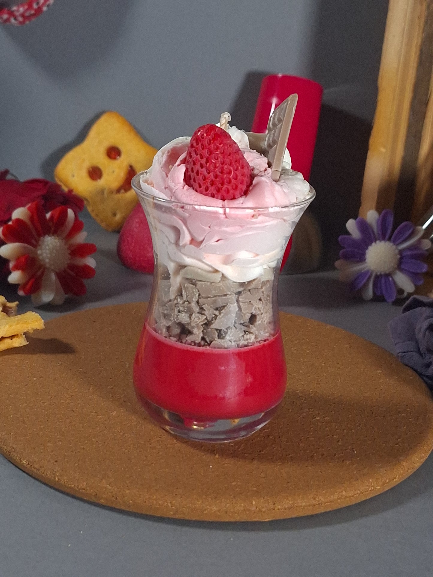 bougie sorbet fruits rouges