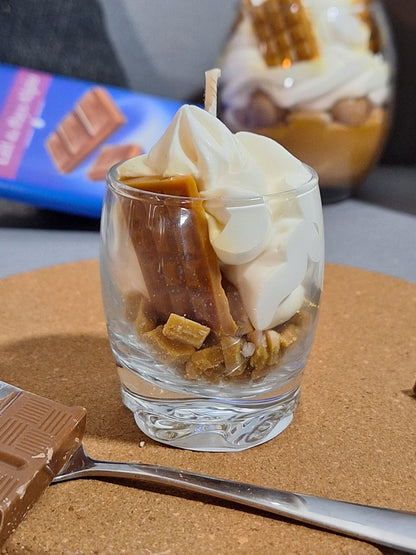 bougie mini verrine chocolatées